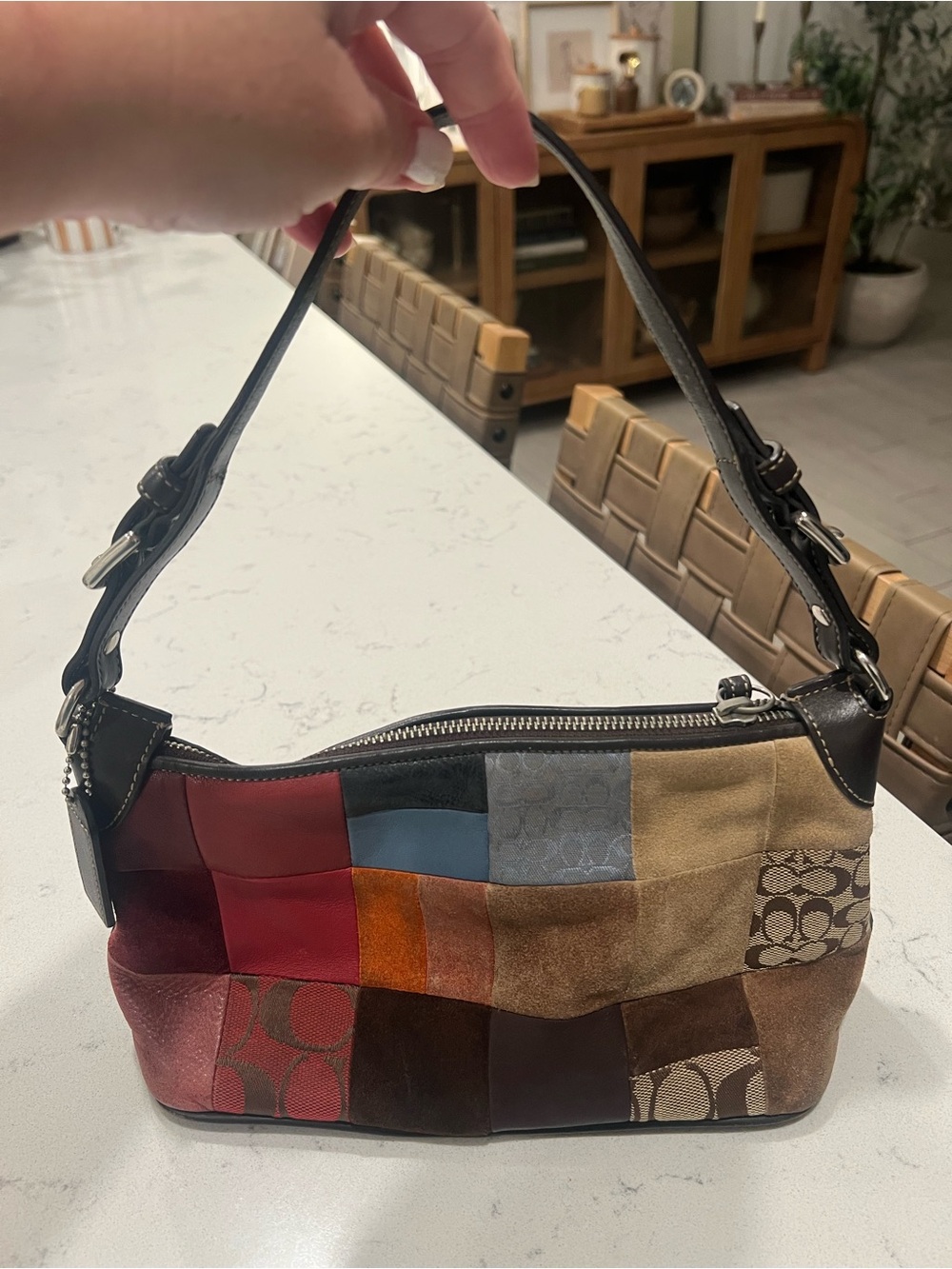Authentic Vintage Y2K Coach Patchwork Bag - Small - Picture 2 of 12